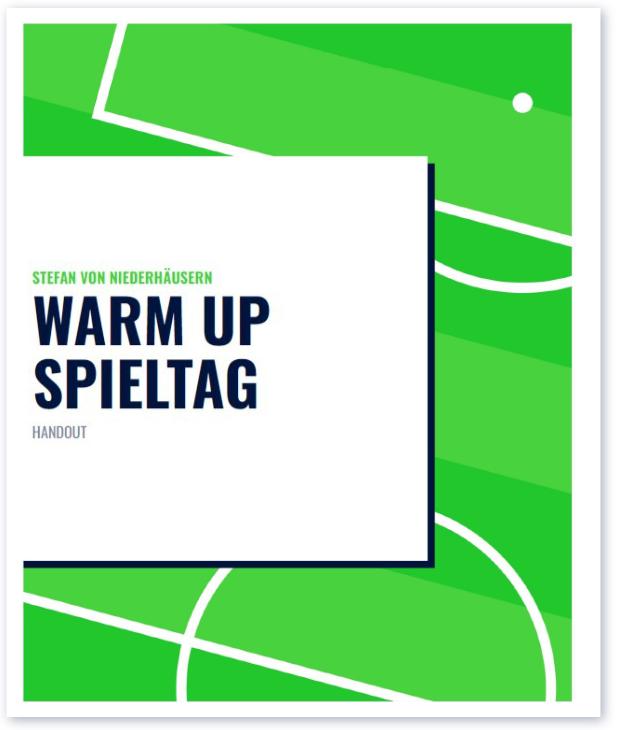 eBook Warm Up am Spieltag