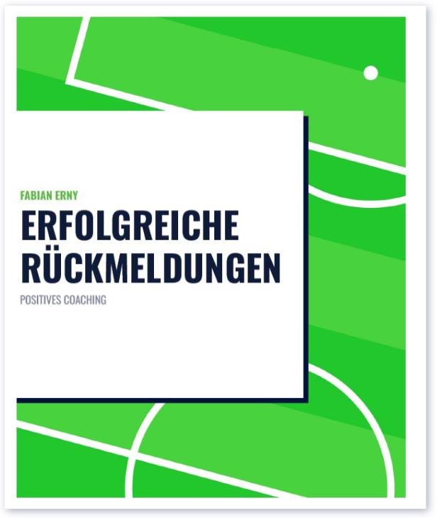 eBook erfolgreiche Rückmeldungen im Fußball