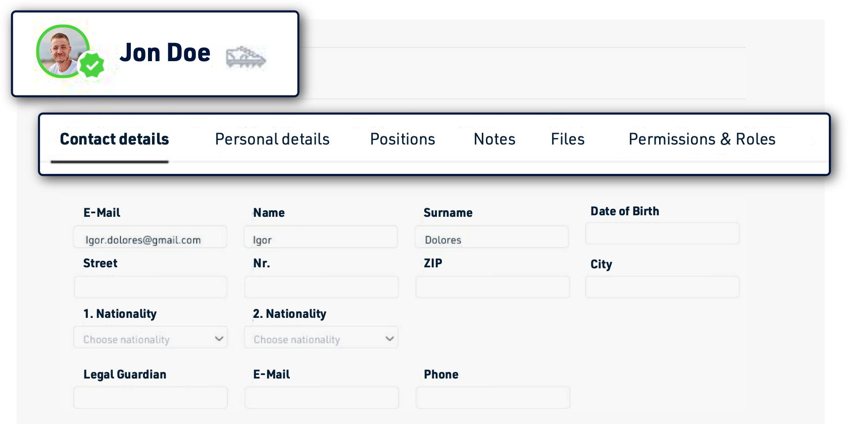 Member administration