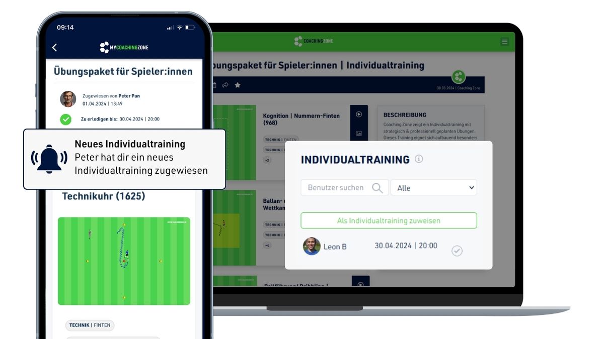 DFB Training & Fußballtraining Übungen DFB | Coaching Zone